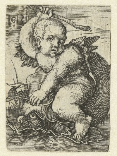 Putto delfinen alkotó: Jacob Binck