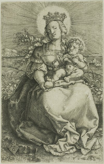 Szűz a füves parton alkotó: Jacob Binck