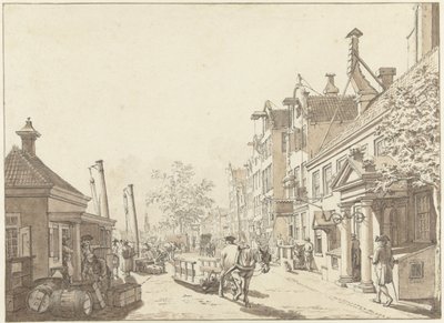 A Rokin, a pénzverde felé nézve alkotó: Jacob  Cats