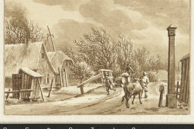 Landschaft mit aufkommendem Sturm von Jacob  Cats