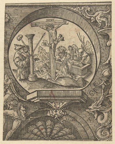 Krisztus keresztre feszítése és elsírosítása The Creed (sorozat címe) alkotó: Jacob Cornelisz van Oostsanen