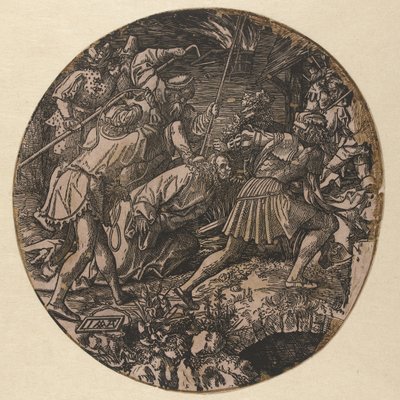 Krisztus fogsága The Round Passion (sorozat címe) alkotó: Jacob Cornelisz van Oostsanen