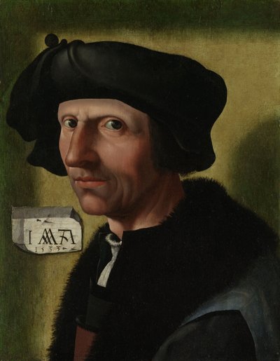 Jacob Cornelisz van Oostsanen portréja, 1533 körül alkotó: Jacob Cornelisz van Oostsanen