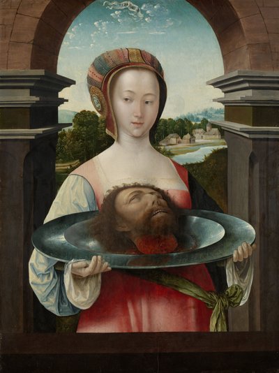 Salome Keresztelő János fejével, 1524 alkotó: Jacob Cornelisz van Oostsanen