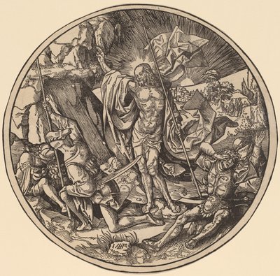 A feltámadás és a szent asszonyok útban Krisztus sírjához alkotó: Jacob Cornelisz van Oostsanen
