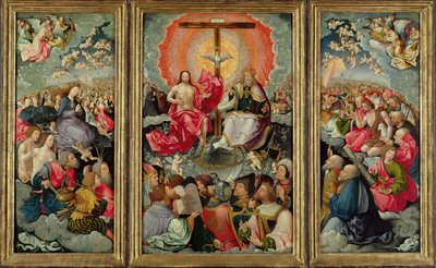 Triptichon a Szentháromság-imádattal, 1523 (lásd: 242038, 242039, 242040) alkotó: Jacob Cornelisz van Oostsanen