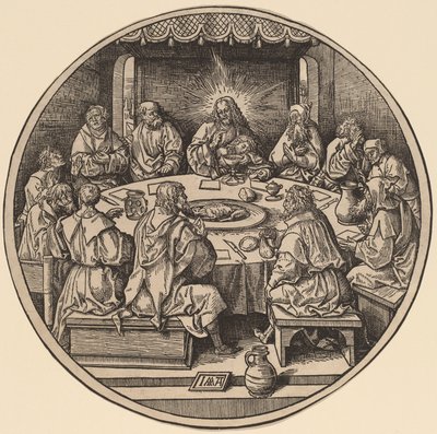 Az utolsó vacsora alkotó: Jacob Cornelisz van Oostsanen after Albrecht Dürer
