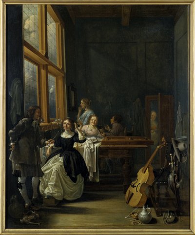 Reggeli után, 1601-50 alkotó: Jacob Duck
