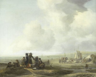 Kilátás a tengerpartra alkotó: Jacob Esselens