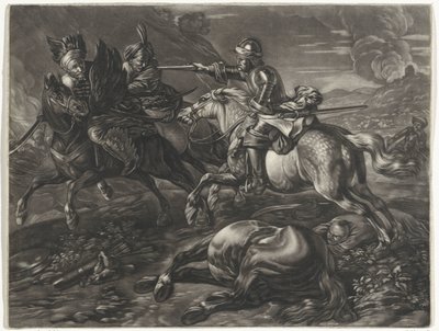 Janicsárok a csatában alkotó: Jacob Gole