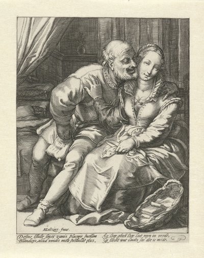 Egy öregember elutasítása alkotó: Jacob Goltzius (II)