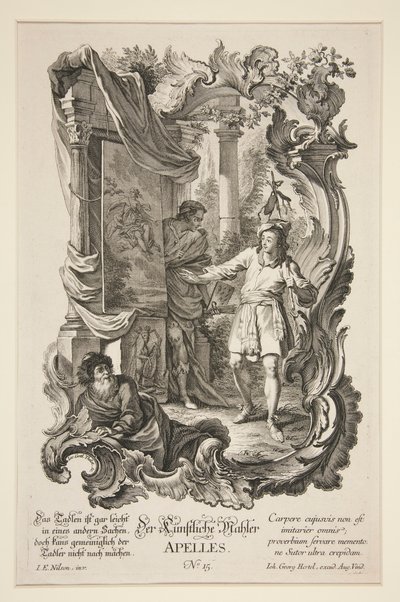A művészi Mahler, Apelles alkotó: Jacob Gottlieb Thelot