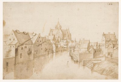 A Dijle feletti Boldogasszony-templom Mechelenben alkotó: Jacob Grimmer (possibly)