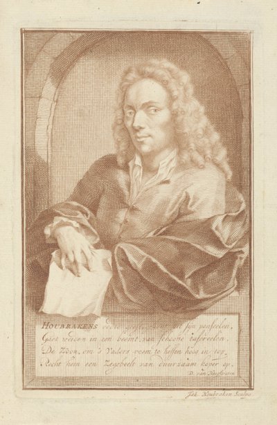 Arnold Houbraken portréja alkotó: Jacob Houbraken