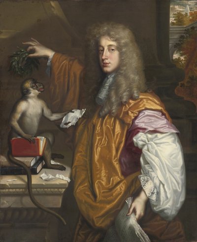 John Wilmot portréja, Rochester második grófja 1647-1680 alkotó: Jacob Huysmans