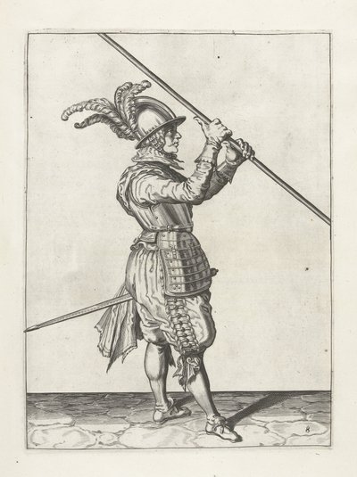 Katona lándzsával, 1600 körül alkotó: Jacob II de Gheyn