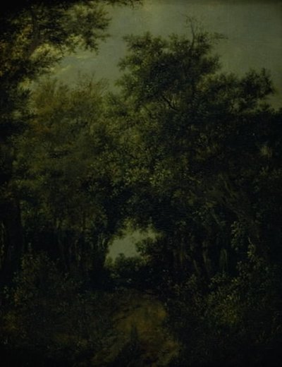 Út egy tölgyerdőben alkotó: Jacob van Ruisdael