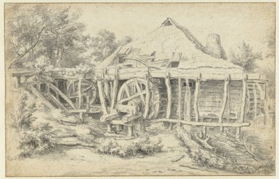 Kilátás a vízimalomra alkotó: Jacob van Ruisdael
