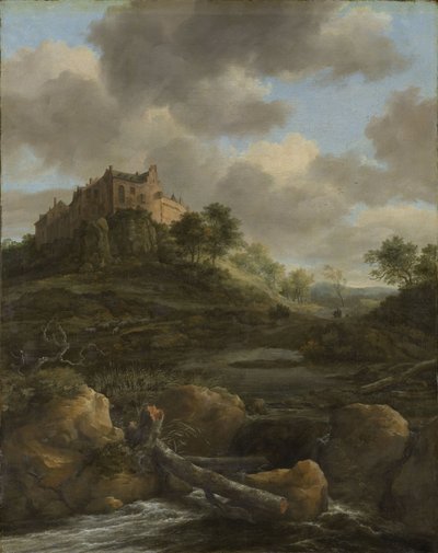 Bentheim kastély, 1650-82 alkotó: Jacob van Ruisdael