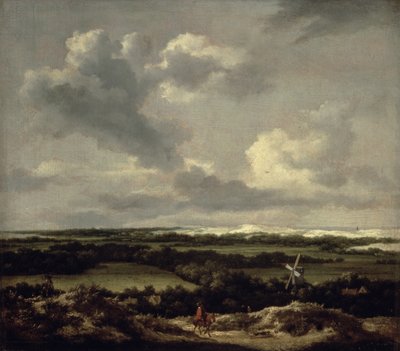 Táj dűnékkel Haarlem közelében (olaj, vászon) alkotó: Jacob van Ruisdael
