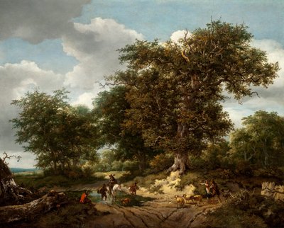 A nagy tölgy, 1652 alkotó: Jacob van Ruisdael