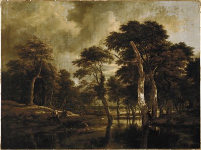 The hunt (festmény vászonra) alkotó: Jacob Isaaksz. or Isaacksz. van Ruisdael