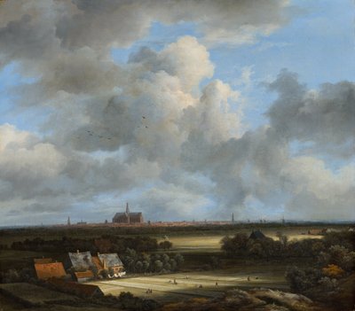 Haarlem kilátása fehérítővel, 1670-75 körül alkotó: Jacob van Ruisdael