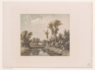 Táj folyóval alkotó: Jacob Jan van der Maaten