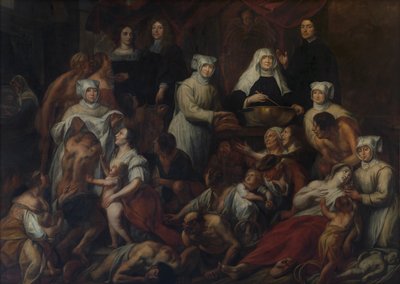 Antwerpeni kórházi apácák (olaj) alkotó: Jacob Jordaens