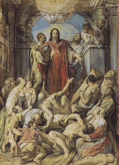 Krisztus a csodatevő alkotó: Jacob Jordaens