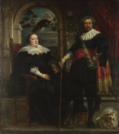 Govaert van Surpele és felesége portréja, 1636-1637 alkotó: Jacob Jordaens