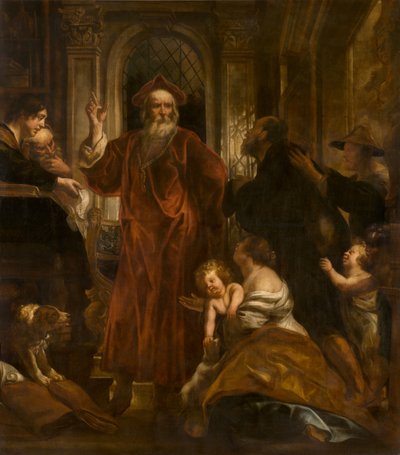 Bretagne-i Szent Ivo (olaj) alkotó: Jacob Jordaens