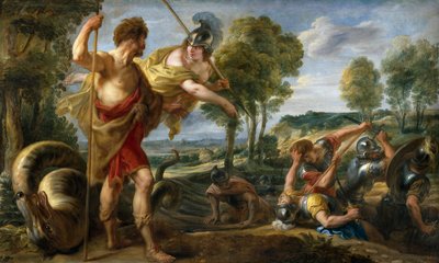 Spanyolul:  Cadmo y Minerva Cadmus és Minerva alkotó: Jacob Jordaens