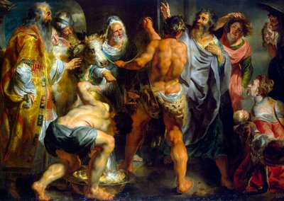 Pál és Barnabás apostolok Lisztrában, 1616-1617. alkotó: Jacob Jordaens