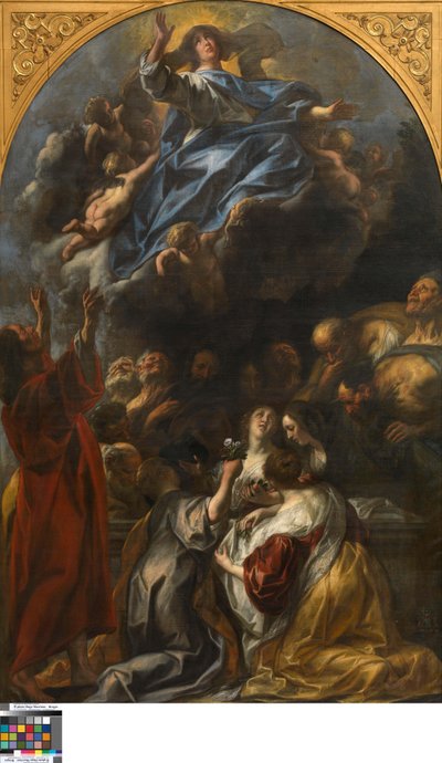 Szűz Mária mennybevétele alkotó: Jacob Jordaens