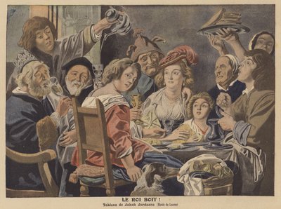 A király iszik alkotó: Jacob Jordaens