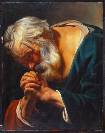A bűnbánó Szent Péter alkotó: Jacob Jordaens
