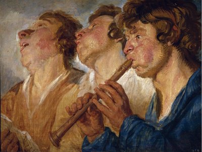Három Busker alkotó: Jacob Jordaens