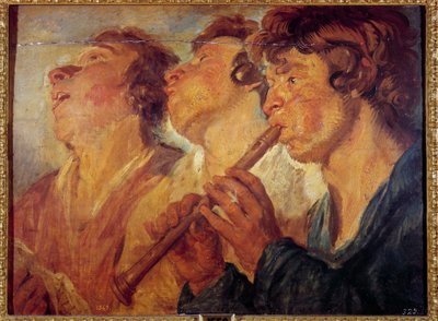 Három utazó zenész Jacob Jordaens (1593-1678) festménye (ec.flam.) 17. századi Madrid, Prado Múzeum alkotó: Jacob Jordaens