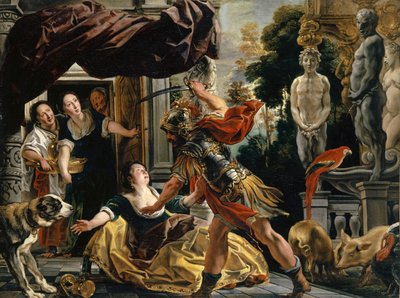 Ulysses és Circe, 1630-1634 körül. alkotó: Jacob Jordaens