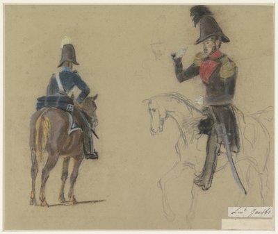 Jacobs hadnagy portréja lóháton alkotó: Jacob Joseph Eeckhout