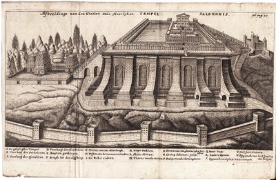 Salamon temploma Jeruzsálemben alkotó: Jacob Judah Aryeh Leon