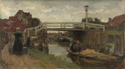 A híd. 1879 körül alkotó: Jacob Henricus or Hendricus Maris