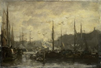Kikötőre néző alkotó: Jacob Maris