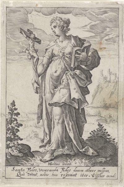 Hit (Fides) alkotó: Jacob Matham (attributed to)