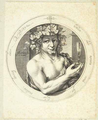 Bacchus alkotó: Jacob Matham