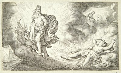 Bacchus születése alkotó: Jacob Matham