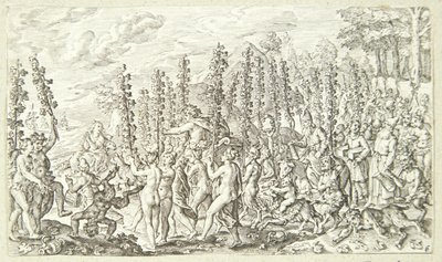 Bacchus diadala alkotó: Jacob Matham