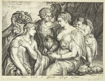 Ceres, Bacchus és Vénusz alkotó: Jacob Matham