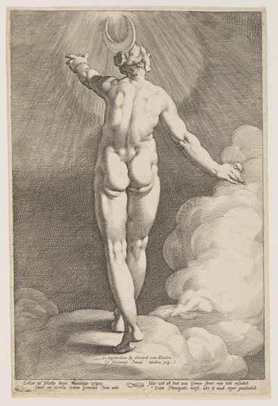Diana a felhőkben alkotó: Jacob Matham